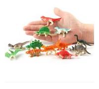 Lot de 50 figurines de dinosaures en PVC jouets éducatifs cadeau d'anniversaire pour enfant couleur aléatoire Blanc G