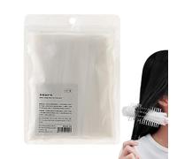 Lot de 50 filets de nettoyage pour peigne - Pour enlever les poils - Brosse en maille - Papier de nettoyage - Filet de protection portable - Outils d'épilation d'animaux - Peigne pour l'entretien du