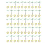 Lot de 50 flotteurs de pêche en silicone intégrés pour matériel de pêche anti-enchevêtrement et stabilité de la ligne (taille M)