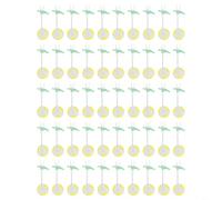 Lot de 50 flotteurs de pêche en silicone pour flotteur de pêche anti-enchevêtrement et stabilité de la ligne (taille S)