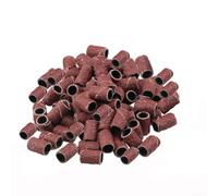 Lot de 50 forets de ponçage pour outil rotatif, têtes de meulage abrasives 80# 120# 180#, papier abrasif pour perceuse à ongles et travail du bois (80#)