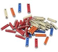 Lot de 50 fusibles en céramique type torpille 12 V continentaux pour voiture classique 5/8/16/25 A
