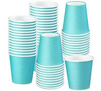 Lot de 50 Gobelets en Carton 227 ml - Jetables, Bio, Résistants pour Emporter, Thé, Boissons Chaudes (Kaki)