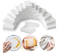 Lot de 50 gommes magiques en mélamine pour la maison, la cuisine, le mur, la salle de bain