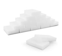 Lot de 50 gommes magiques magiques - Éponge magique - Blanc - Éponge de nettoyage en mélamine - Pour la maison, la cuisine, le mur des chaussures