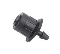 Lot de 50 goutteurs d'irrigation réglables à 360 degrés Contrôle du débit 0-23 GPH pour système d'arrosage de serre de jardin Compatible avec les tubes de 4 mm 7 mm