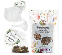 Lot de 50 graines de fleurs de mariage - Cadeau de mariage spécial pour les invités - Lasst unsere Liebe wachsen - Set complet (50)