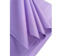 Lot de 50 grandes feuilles de papier de soie lilas pour emballage, papier d'art sans acide, parfait pour l'emballage cadeau, le stockage, l'emballage, les loisirs créatifs, l'archivage, le