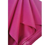 Lot de 50 grandes feuilles de papier de soie sans acide Rose vif Fuchsia 70 x 50 cm