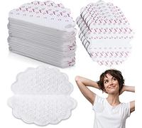 Lot de 50 grands coussinets adhésifs jetables non visibles, anti-transpiration, confortables et non parfumés, anti-transpiration, pour homme et femme, 12 x 11 cm