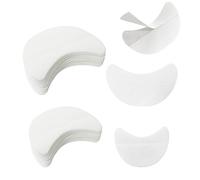 Lot de 50 grands tampons et 50 petits tampons, pochoir pour fard à paupières, patch pour les yeux inférieurs pour les extensions de cils, maquillage des lèvres (blanc)