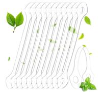 Lot de 50 gratte-langue jetables en plastique pour adultes et enfants, pour soins bucco-dentaires, favorisent une haleine fraîche