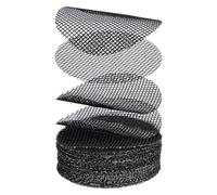 Lot de 50 grilles de drainage réutilisables pour pots de fleurs, filet de protection des racines, filet respirant pour pots de fleurs, empêche la perte de terre, fournitures de jardin pour intérieur