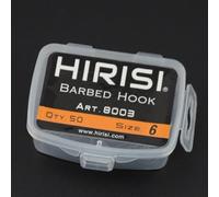 Lot de 50 hameçons barbelés haute performance pour pêche à la carpe - Design incurvé pour bas de ligne - Essentiels de pêche professionnels (6#)
