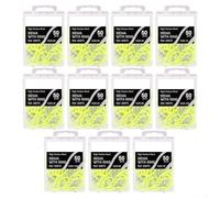 Lot de 50 hameçons pour pêche à la carpe Jaune fluo Design unique Cercle barbelé pour eau douce et pêche (7#)