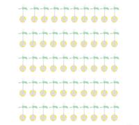 Lot de 50 haricots spatiaux résistants avec siège flottant en silicone pour bobine électrique, câble d'alimentation, gestion sécurisée des fils (taille L)