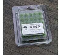 Lot de 50 herbes statiques décoratives pour touffes - Idéal pour les chemins de fer et les jardins - Vert