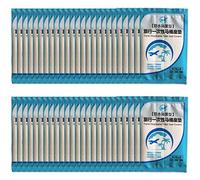 Lot de 50 housses de siège de toilette jetables imperméables en plastique pour siège de toilette. Pour enfants enceintes, maman, voyage, hôtel, toilettes publiques (emballage individuel)
