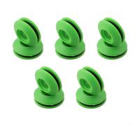 Lot de 50 œillets ronds en plastique pour réparation de bâches, couverture solaire de piscine, anneaux de renforcement résistants à la rouille, kit facile à installer, 50 pièces (vert)