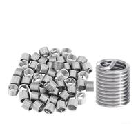 Lot de 50 inserts filetés M6 en acier inoxydable pour des connexions solides et diverses applications mécaniques