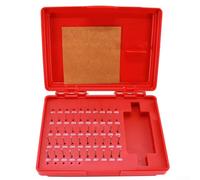 Lot de 50 jauges à goupilles en acier M0 Grade Z pour outils de mesure industriels, 0,011-0,060 pouces avec tolérance ± 0,5 cm, traité thermiquement à 60-62
