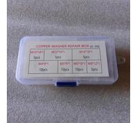 Lot de 50 joints d'étanchéité en cuivre avec joints plats pour l'étanchéité et l'isolation de la pression dans les assemblages hydrauliques et mécaniques