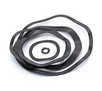Lot de 50 joints ondulés à trois ondes - Rondelles ondulées for M3, M4, M5, M6, M8, M10 - Rondelles élastiques durables en acier au carbone(M6x11x0.3)