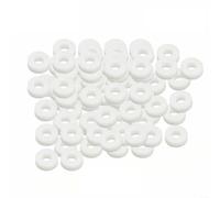 Lot de 50 joints toriques en PTFE pour M10, joint d'air haute pression pour raccords rapides miniatures, jauges et vannes de purge, blanc, 8,85 mm de diamètre extérieur x 2,8 mm d'épaisseur