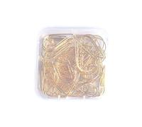 Lot de 50 jolis clips de papier décoratifs en forme de larme Marque-page en métal Clips de planification Bureau pour les amateurs de papier à lettres Petits marque-pages Porte-larmes en papier créatif