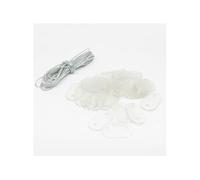 Lot de 50 kits de fixation pour brise vue, canisse anti-UV - Transparent -