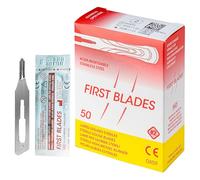 Lot de 50 lames creuses pour support Skalpell, n° 3, figurines 2 emballées individuellement.