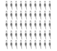 Lot de 50 lames de couteau pour loisirs créatifs, 11 couteaux exacts, pointe fine, lames de rechange de précision pour travaux manuels, papier peint, modélisme, scrapbooking, pochoir