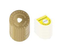 Lot de 50 lames de cutter rotatif revêtues de 45 mm pour Olfa, Gingher, matelassage, couture, loisirs créatifs