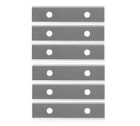 Lot de 50 lames de grattoir rectangulaires en carbure de 50 mm for raboteuse hélicoïdale en spirale, for le travail du bois, la peinture et la défonceuse
