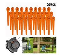 Lot de 50 lames de rechange en plastique pour coupe-bordures Gardena EasyCut Li-18/23R