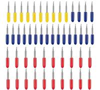 Lot de 50 lames de rechange pour Cricut Maker, lames de traceur pour Explore Air/Maker/Expression, 10 lames à pointe fine 30°, 20 lames standard à 45° et 20 lames profondes à 60°