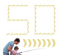 Lot de 50 leurres en caoutchouc simulés pour la pêche | Réfléchissant, faux vif, accessoire de pêche réutilisable pour eau douce, pêche, cadeau pour les amateurs de pêche