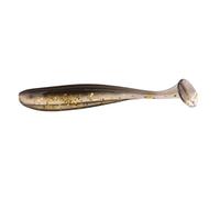 Lot de 50 leurres Souples flottants en PVC à Queue en T, réalistes et à Immersion Lente, for la pêche au Bar avec Une Action réaliste(Brown,6cm 50pcs)