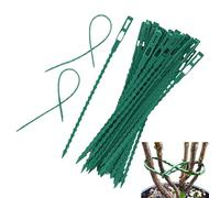 Lot de 50 liens pour de jardin - Attache rotative pour de jardin - Reliure de support pour en plein air