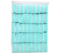 Lot de 50 limes à ongles douces pour les ongles rugueux sur les imperfections - Vert - Double grain - Soin professionnel pour femmes et filles
