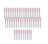 Lot de 50 limes à pierre à aiguiser - Outil de polissage pour affûteuse à chaîne - 3/8/4,8 mm