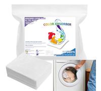 Lot de 50 lingettes anti-salissures et anti-taches pour linge - Absorbeur de couleur - Protection contre la décoloration - Transfert de couleur