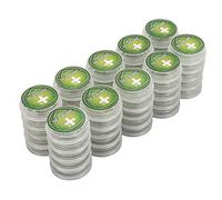 Lot de 50 Lingettes Humides à Usage Unique, Lingettes Portables pour le Visage, Type Presse, Lingettes Nettoyantes pour les Mains, Emballées Individuellement, Jetables, Sèches et