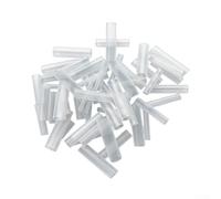 Lot de 50 manchons de greffage en silice pour arbres fruitiers, tubes à paroi mince hautement élastiques, renforcent les branches faibles, soutien résistant aux intempéries, pour jardiniers (3)