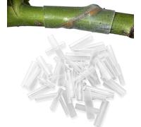 Lot de 50 Manchons de greffage en Silicone pour Arbres fruitiers, Tubes de greffe à paroi Mince hautement élastiques, Collage Rapide des, Outils de Jardinage, pour Arbres fruitiers, vignes