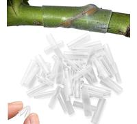 Lot de 50 manchons de greffage en silicone pour arbres fruitiers, tubes de greffe de plantes, manchons de protection pour troncs de plantes, renforcent les branches faibles, favorisent la guérison sur