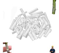 Lot de 50 manchons de greffage en silicone pour arbres fruitiers, tubes, flexibles pour la guérison des arbres fruitiers, le jardinage, les arbres à ruit F, les vignes, les roses