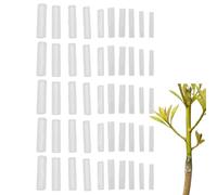 Lot de 50 Manchons de greffage en Silicone pour - Outil de greffage - pour, Jardin, Agriculteurs, jardiniers, Fleurs - Tiges de 3 à 7,5 mm