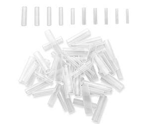 Lot de 50 manchons de greffage en silicone pour réparation de | Arbre fruitier, vigne florale, pépinière florale | Tube de support de clonage de jardin pour verger et propager l'adhérence