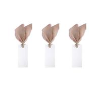 Lot de 50 marque-places vierges robustes avec 3 rouleaux de ruban coloré pour décoration d'événements et fêtes de mariage